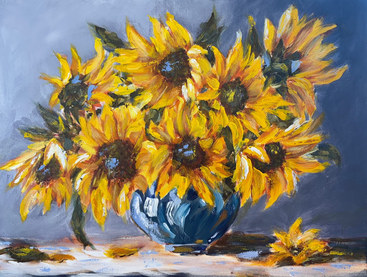 Sunflowers, 16*20, 2025